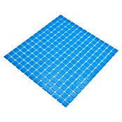 Mozaik pločica Quadrat Crystal Uni GM A 37P  (32,7 x 30,5 cm, Tirkizno/Plave boje, Sjaj) | BAUHAUS