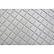 Mozaik pločica Quadrat Crystal Uni GM A 11P  (32,7 x 30,5 cm, Bijele boje, Sjaj) | BAUHAUS