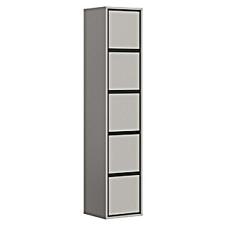 xonox.home Jaru Hochschrank Jaru (35 x 31 x 163 cm, Grau)