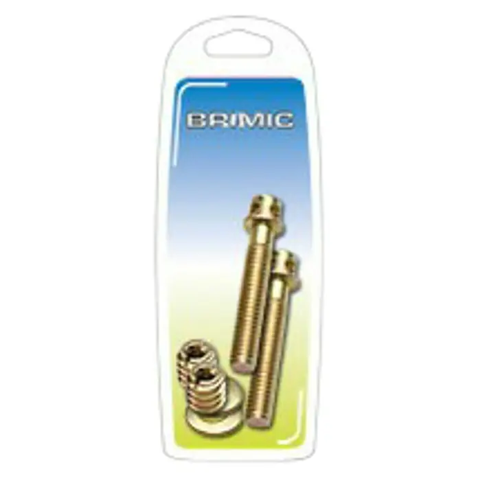 Micel Brimic Tornillo 92110 - Ø x L: 9 x 40 mm, 2 ud. - Juego de tornillos de fijación Brimic en un blíster con dos tornillos y tuercas.