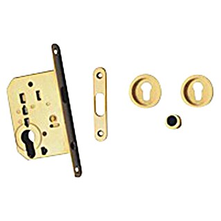 Micel Cerradura de embutir PCR5 (Apto para: Puertas correderas, Latón)