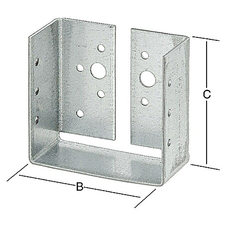 Stabilit Balkenschuh Typ B (B x H: 90 x 88 mm, Stahl)
