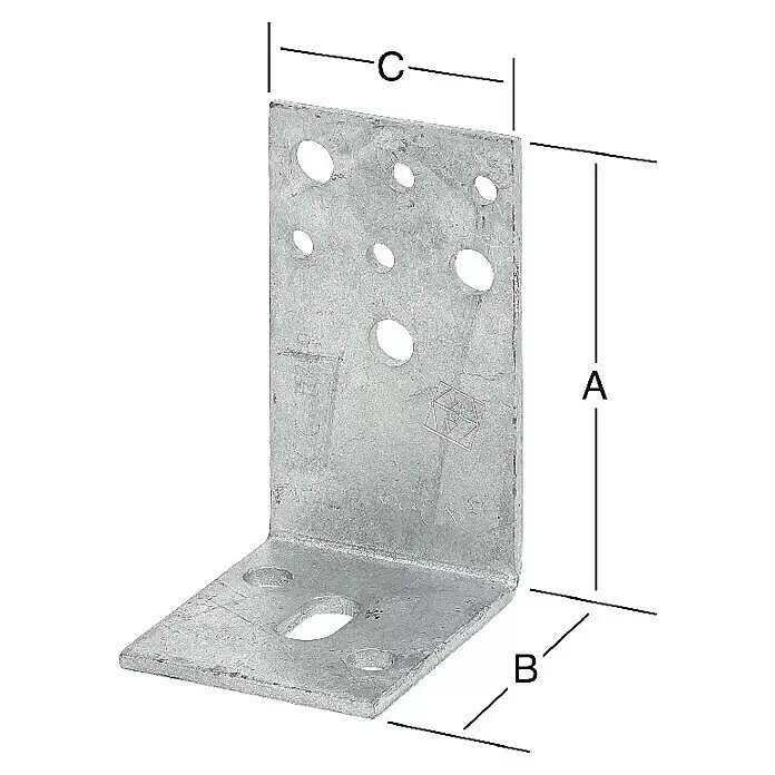 Stabilit L-StützenschuhL x B x H: 70 x 60 x 110 mm, Verzinkt