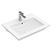 Villeroy & Boch Venticello Waschtisch (60 x 50 cm, Ohne Beschichtung, Beckenunterseite geschliffen, Keramik, Weiß)