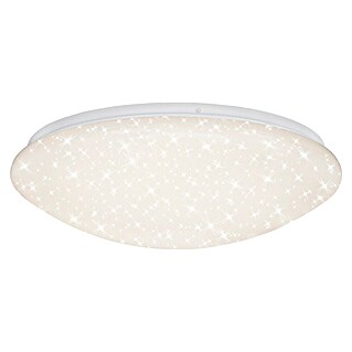Briloner Led-plafondlamp, rond (22 W, Ø x h: 39 x 10 cm, Wit, Warm wit)