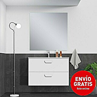 Mueble de lavabo Nuria (L x An x Al: 46 x 80 x 50 cm, Blanco, Mate)