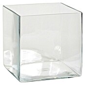 Jarrón de vidrio (Vidrio, L x An x Al: 20 x 20 x 20 cm)