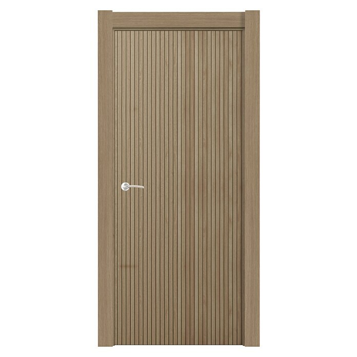 Puerta interior Roble Decor (72,5 x 203 cm, Derecha, Roble oscuro ...