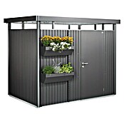 Biohort Blumenkasten FloraBoard (Länge: 82 cm, Dunkelgrau Metallic)