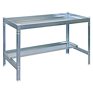 Simonrack Simongarden Mesa de cultivo Desk (60 x 120 x 84 cm, Aluminio, Galvanizado)