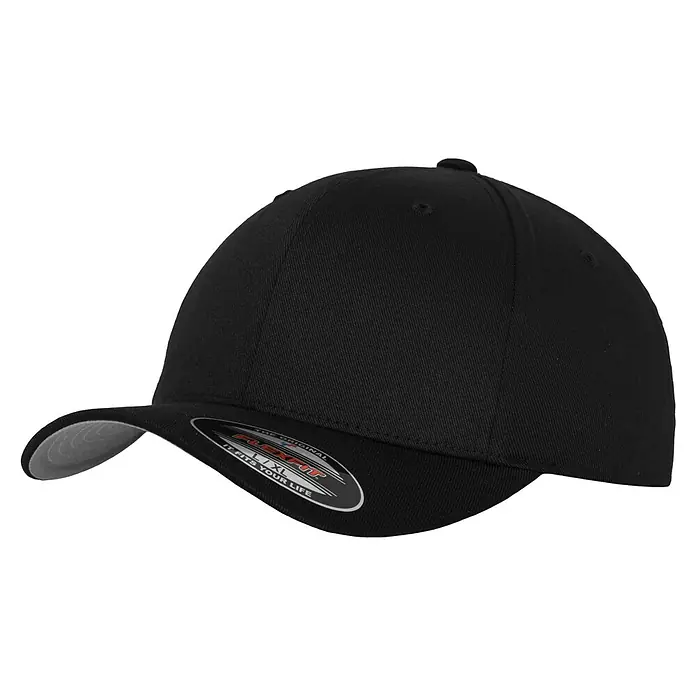 Flexfit Baseballkappe - Schwarz, XS - Schwarze Flexfit Kappe, ideal für Sport und Freizeit, bietet optimalen Tragekomfort und stilvollen Look.