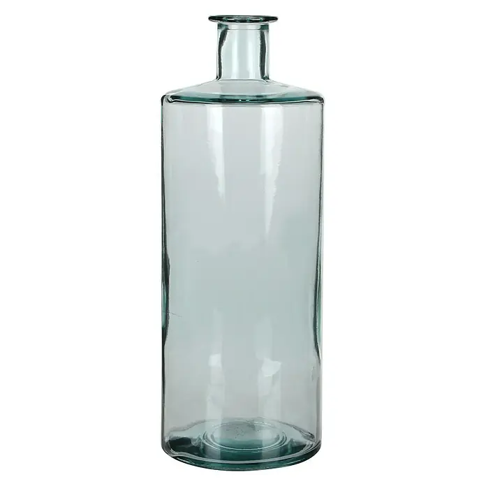 Jarrón Guan - Ø x Al: 15 x 40 cm, Vidrio, Transparente - Elegante jarrón alto de vidrio transparente. Perfecto para arreglos florales con estilo o como elemento decorativo en cualquier habitación.