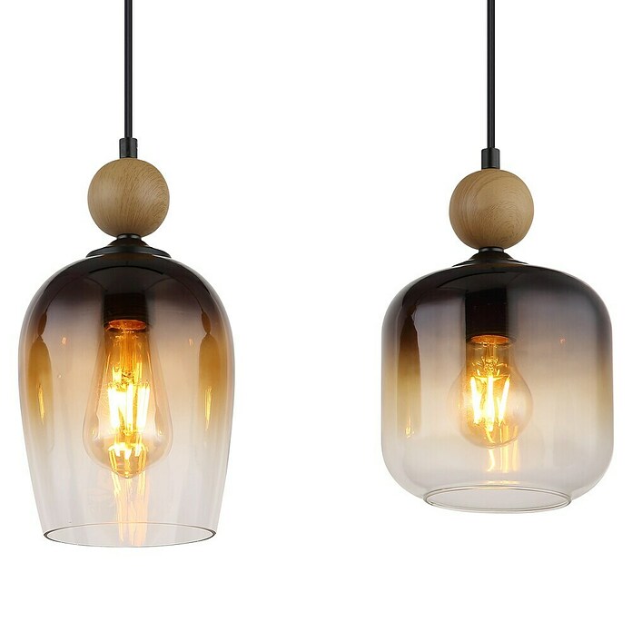 Globo Viseća svjetiljka Commy  (40 W, Crna, D x Š x V: 720 x 180 x 1.200 mm, E27, 3 Kom.) | BAUHAUS