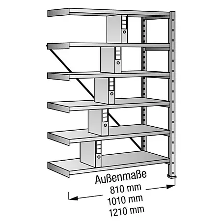 Scholz  Aktenregal Anbauelement