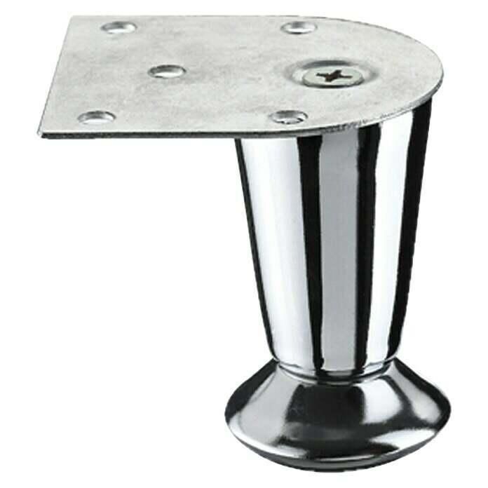 Hettich Möbelfuß Ola (Ø x H: 3,5 x 10 cm, Traglast: 50 kg, Stahl)