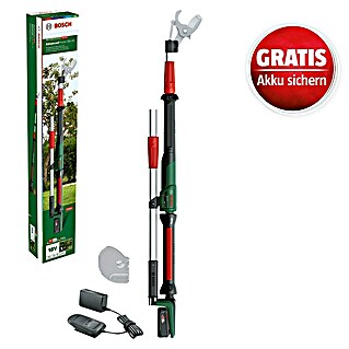 Bosch Power for All 18V Akku-Gartenschere AdvancedPrune 18V-45 mit Verlängerungsstange (18 V, Li-Ionen, 1 Akku, Max. Aststärke: 45 mm)