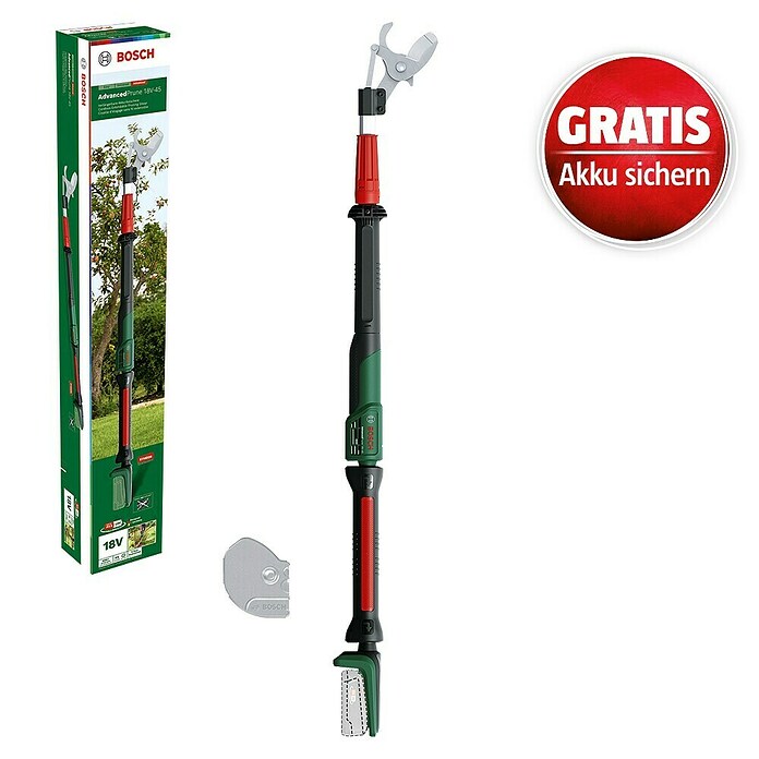 Bosch Power for All 18V Akku-Gartenschere AdvancedPrune 18V-45 (18 V, Li-Ionen, Ohne Akku, Max. Aststärke: 45 mm) | BAUHAUS