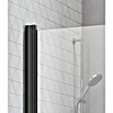 Camargue Vario Eckdusche B1+B3 (L x B x H: 75 x 90 x 195 cm, Beschichtet, Schwarz, Glasstärke: 6 mm) | BAUHAUS