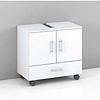 Riva Mueble de lavabo System (62,2 x 35,6 x 57,5 cm, Blanco, Mate)