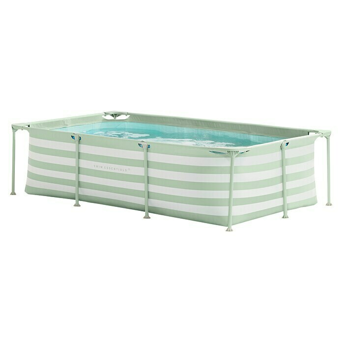 Swim Essentials Frame-Pool (L x B x H: 260 x 160 x 65 cm, Grün/Weiß, 2.163 l) | BAUHAUS