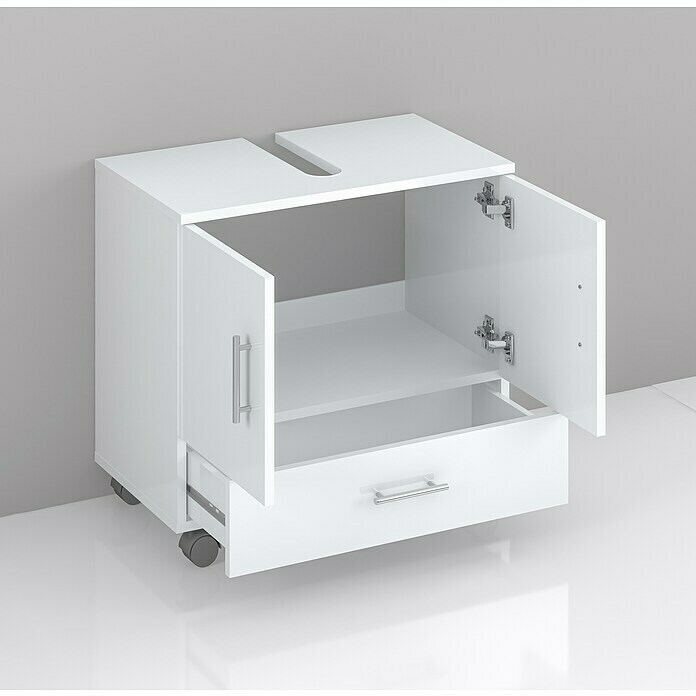 Riva Podumivalniška omara System  (62,2 x 35,6 x 57,5 cm, Bela, Mat) | 3700 - Möbel Gäste WC | DADC - Möbel | DAD - Badausstattung | DA - Badausstattung/Bäderwelt | D - Sanitär | BAUHAUS