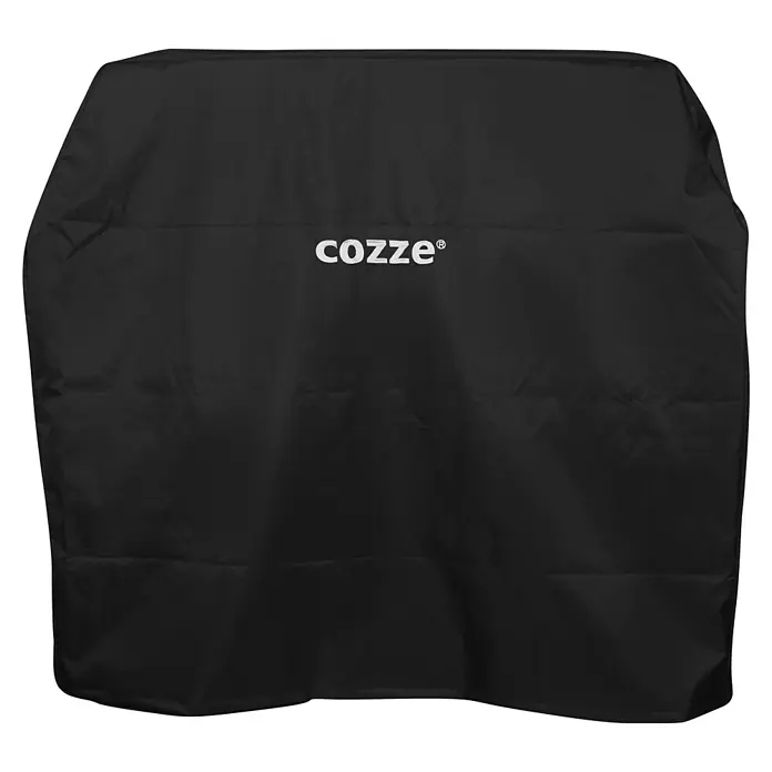 Cozze Grill-Schutzhülle - B x H: 130 x 114 cm - Schwarze Cozze Grillabdeckung zum Schutz Ihres Grills vor Witterungseinflüssen und Staub. Perfekt für die Aufbewahrung im Freien.