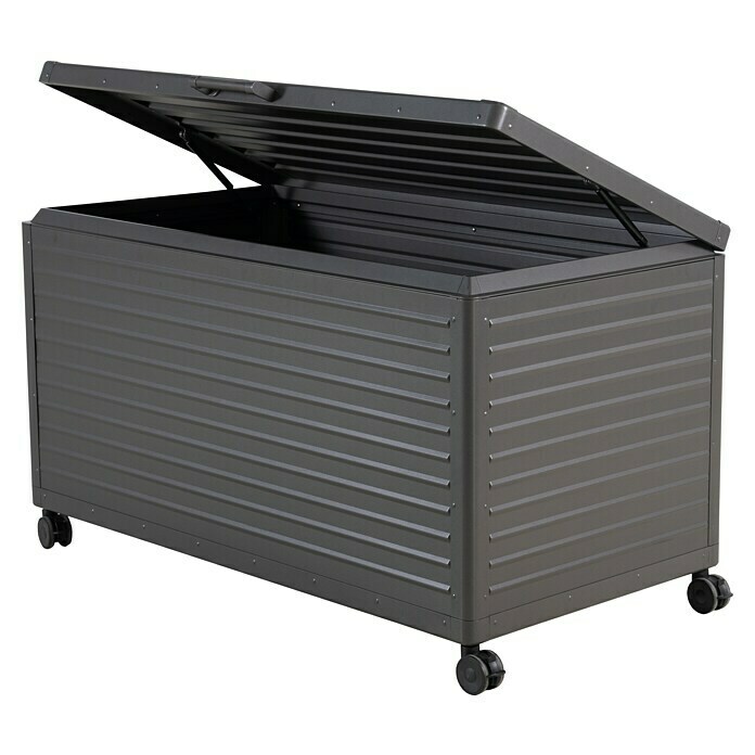 Gartenbox (164 x 74 x 70 cm, Stahl, Hellgrau) | BAUHAUS