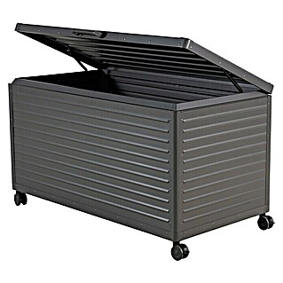 Gartenbox (164 x 74 x 70 cm, Stahl, Hellgrau)