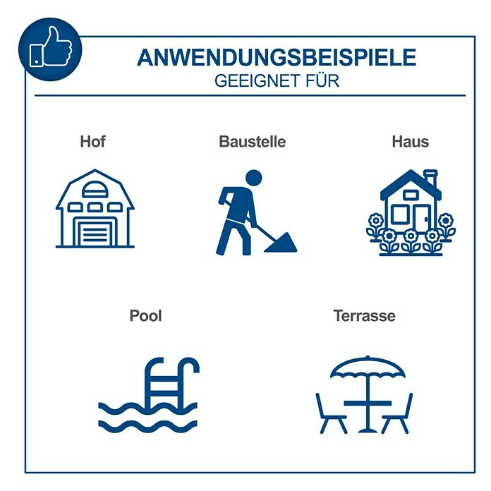 Scheppach Hochdruckreiniger HCE3000 (2 400 W, Fördermenge: 480 l/h, 180 bar) | BAUHAUS