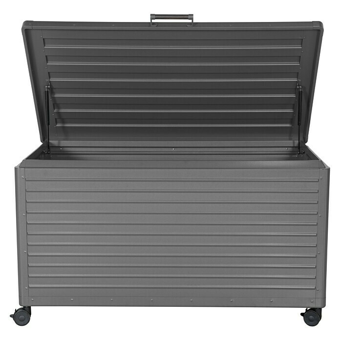 Gartenbox (164 x 74 x 70 cm, Stahl, Hellgrau) | BAUHAUS