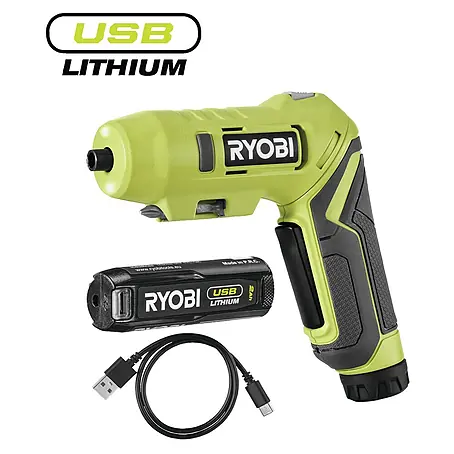 Ryobi 4V USB Akku-Knickschrauber RSDP4-120G