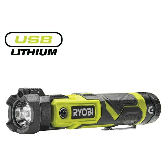 Ryobi 4V USB Akku-Taschenlampe RLP4-0 (4 V, Ohne Akku) | BAUHAUS