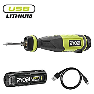 Ryobi 4V USB Akku-Lötstift RSI4-120G (4 V, 1 Akku, 2 Ah)