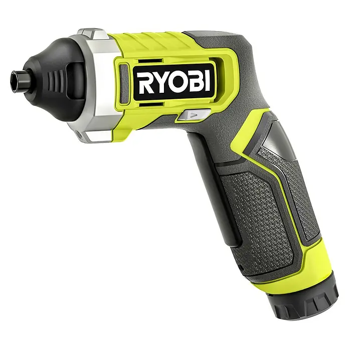 Ryobi 4V USB Akkuschrauber RSD4-120TA2 - 4 V, 1 Akku, 5 Nm - Ryobi-Akkuschrauber mit ergonomischem Griffdesign, ideal für komfortable Schraubarbeiten in verschiedenen Anwendungen.