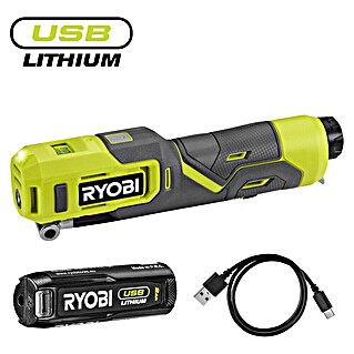 Ryobi 4V USB Akku-Kompressor Mini RI4-0 (4 V, Ohne Akku, 6,9 bar)