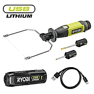 Ryobi 4V USB Akku-Heißdrahtschneider RHC4 (4 V, 1 Akku, 2 Ah)