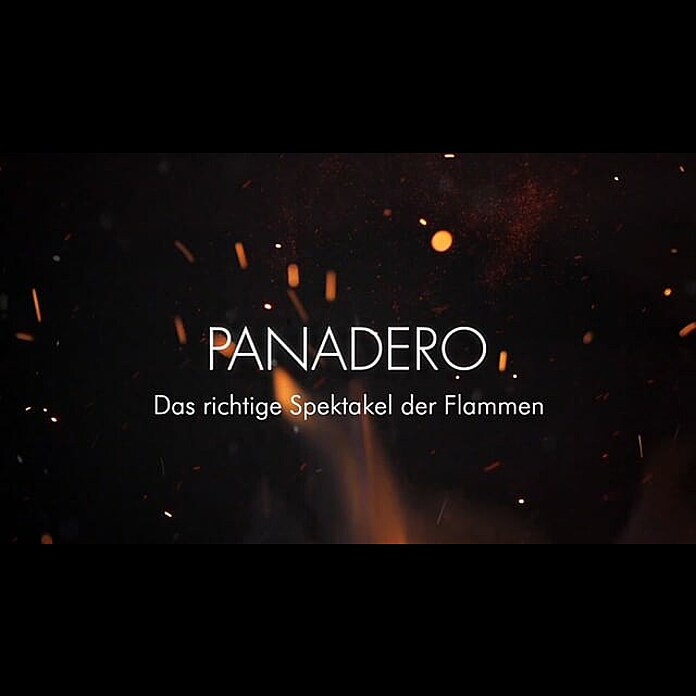 Panadero Kaminofen NEVADA (8,7 kW, Raumheizvermögen: 260 m³, Material Verkleidung: Stahl, Schwarz Metallic) | BAUHAUS