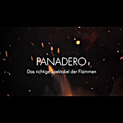 Panadero Kaminofen NEVADA (8,7 kW, Raumheizvermögen: 260 m³, Material Verkleidung: Stahl, Schwarz Metallic) | BAUHAUS
