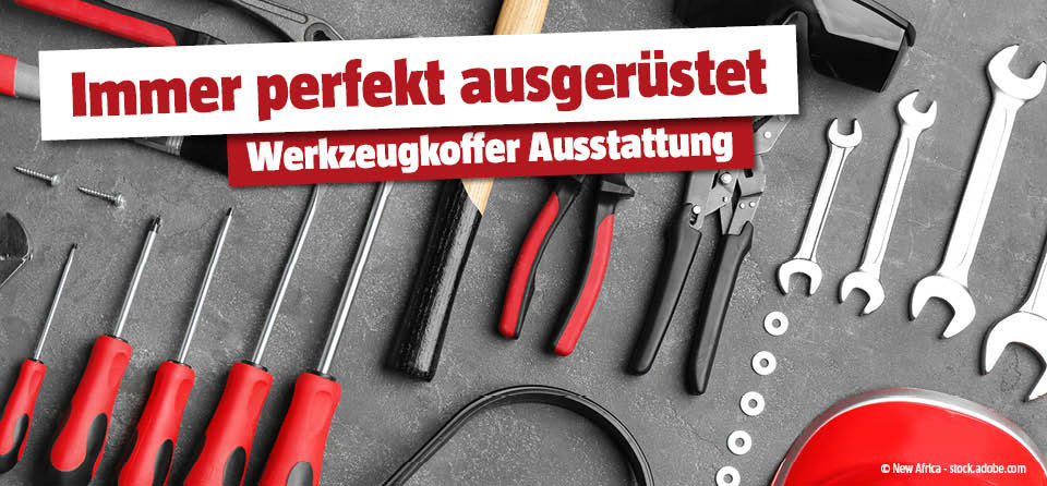 Werkzeugkoffer Ausstattung