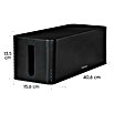 Hama Caja de cables Maxi (Negro, L x An x Al: 40,6 x 15,6 x 13,5 cm) | BAUHAUS