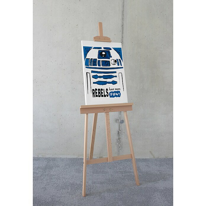 Komar Star Wars Leinwandbild (Star Wars R2D2 More Fun, B x H: 40 x 60 cm) | BAUHAUS