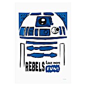 Komar Star Wars Leinwandbild (Star Wars R2D2 More Fun, B x H: 40 x 60 cm) | BAUHAUS