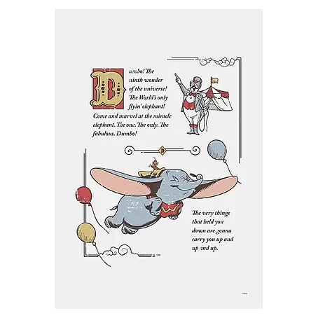 Komar Dumbo Leinwandbild