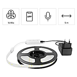 Hama LED-Band (Länge: 21,5 cm, Lichtfarbe: RGBW, 230 V)