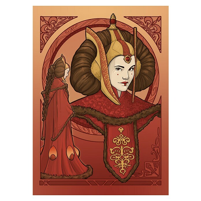 Komar Star Wars Poster (Star Wars - Queen Padmé Amidala, B x H: 50 x 70 cm) | BAUHAUS