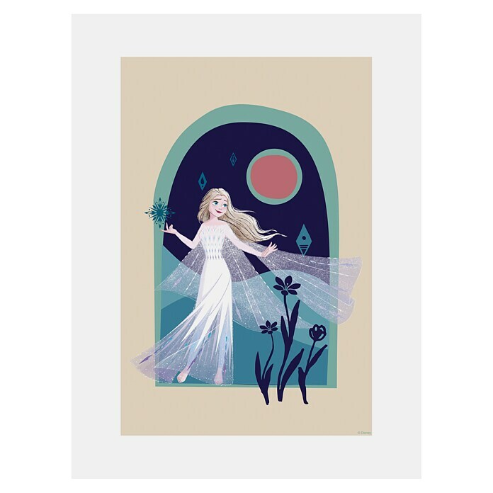 Komar Frozen Poster (Frozen Nocturnal Stroll, B x H: 30 x 40 cm) | BAUHAUS