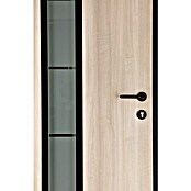 Splendoor Haustür Thermodoor PLUS SP70 (110 cm x 210 mm, DIN Anschlag: Links, Weißeiche/Tiefschwarz) | BAUHAUS