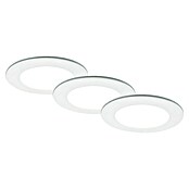 Briloner Led-inbouwspotset (Ø x h: 92 x 45 mm, Wit, 3 st.) | BAUHAUS