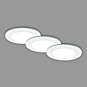 Briloner Led-inbouwspotset (Ø x h: 92 x 45 mm, Wit, 3 st.) | BAUHAUS
