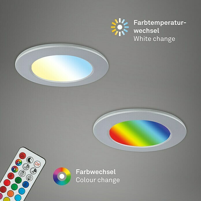 Briloner Led-inbouwspotset (Chroom, 3 st.) | BAUHAUS